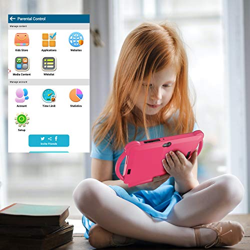 Kids Tablet 7 inch Tablet for Kids Android 11 2GB RAM 32GB ROM Toddler Tablet Eye Protection HD Touch Screen with Dual… - Image 5
