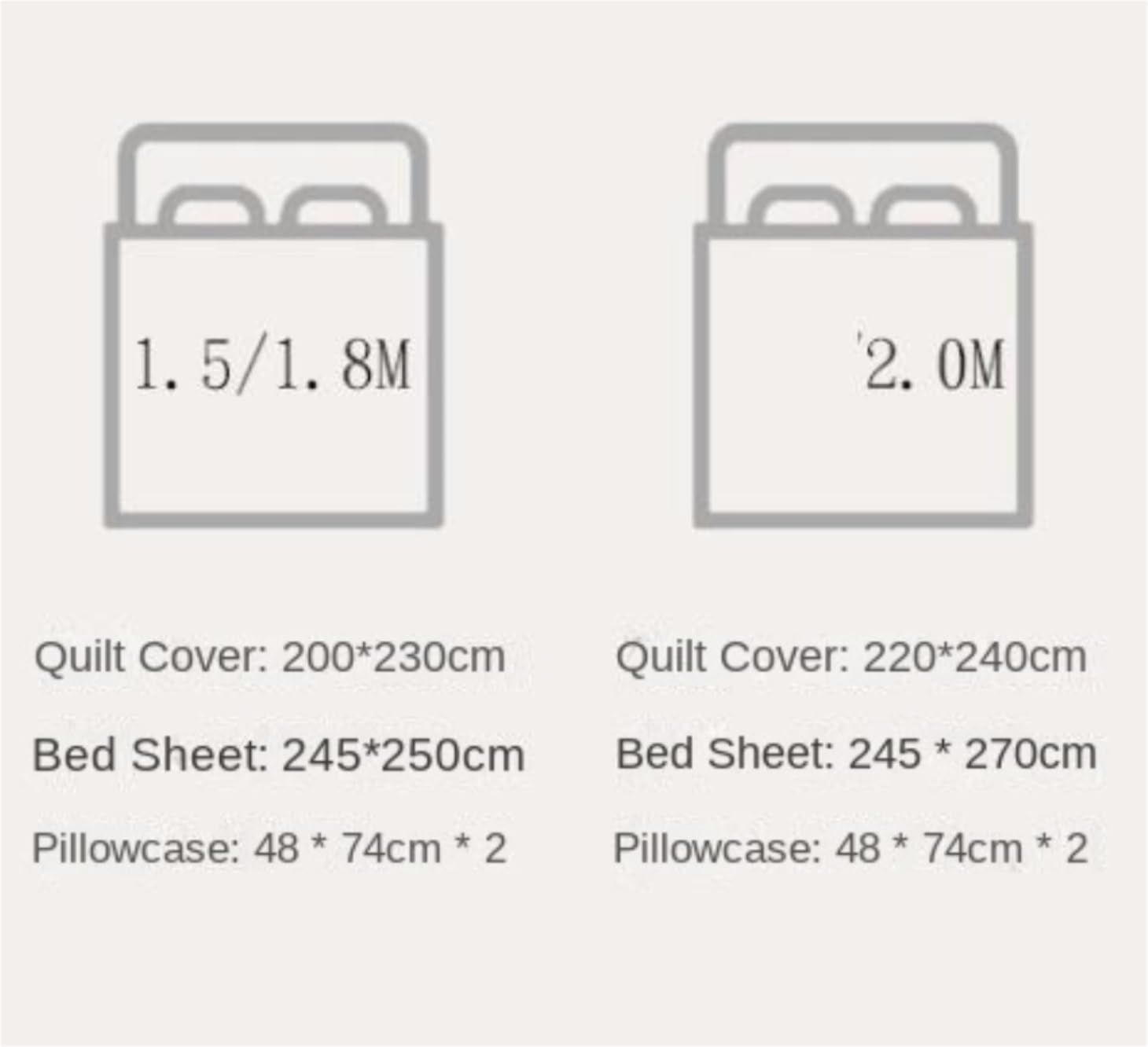 Parure de Lit Ensemble de Lit Ensemble De Draps De Lit en Coton 4 Pièces avec Housse De Couette, Literie Douce Et Simple pour Appartement Linge de Lit (Color : White, Size : 2m Bed)