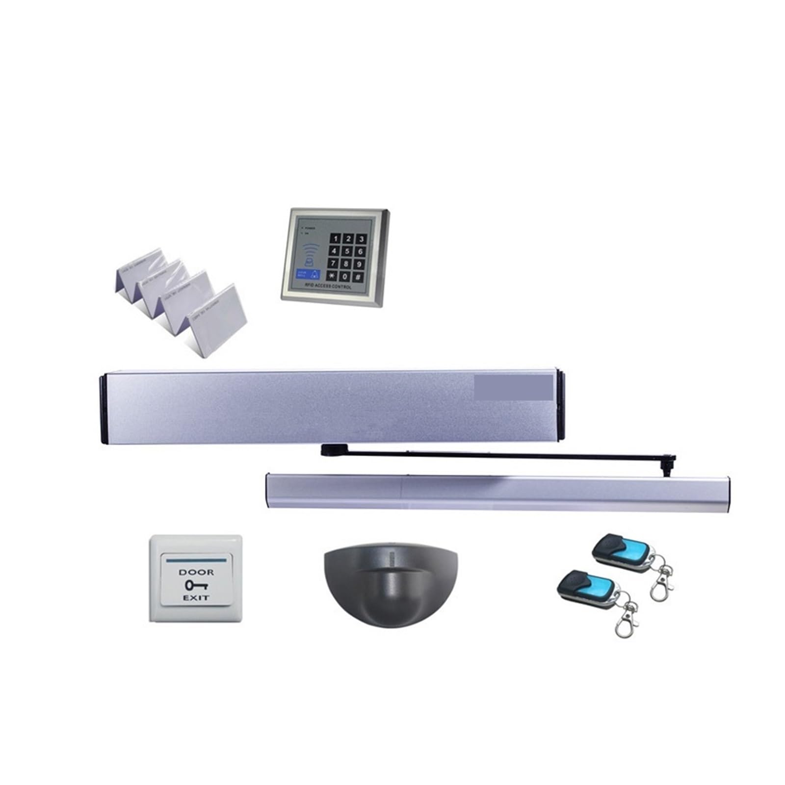 Rsgxlfqzvak Kit 3 Automatic Door Opener, 100Kg Weight Inward Automatic Swing Door Opener/Swing Opener Closer Keypad, Lock, Infrared Sensor(Kit 3)