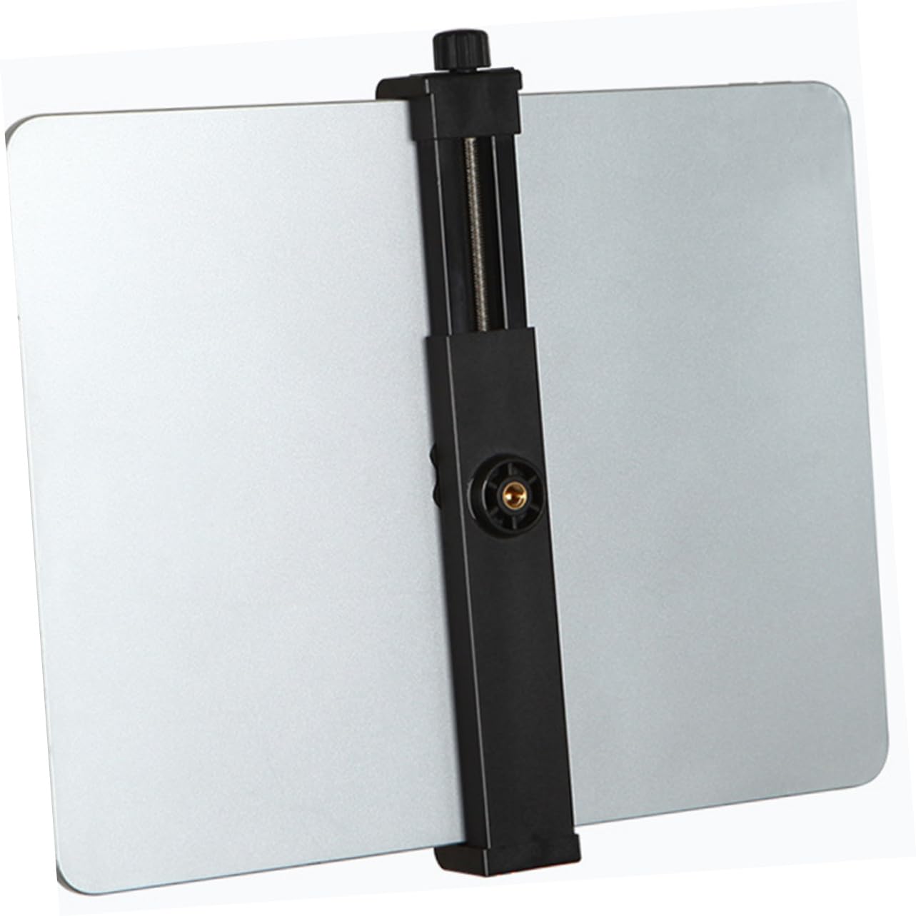 GRIRIW Tablet Tripod Mount Adapter Secure and Stable Holder Clip for Video Reading and Work Compatible with Various Accessories Portable Tablet Attachment for Tripod