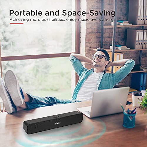 Image of Zoook Melody Bluetooth Soundbar 24W /USB /TF /AUX-in /FM /Bluetooth 5.0 /2500 mah Battery /Portable /Bluetooth Speaker (Black)