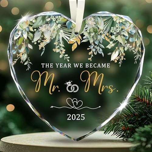 Nestura The Year We Became Mr. & Mrs. Ornament 2025 –...