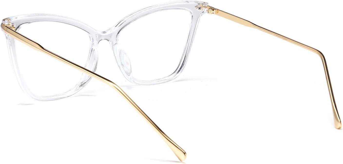 FEISEDY Oversized Cat Eye Glasses Frame Blue Light Blocking Eyewear for Women B2589 - Image 4