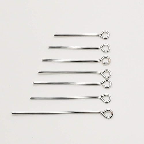 Miniatura 7 de Chenkou Craft 700 pines surtidos de 7 tamaños para hacer joyas (dorado, mezcla) Dorado,Anti-plata,Plata