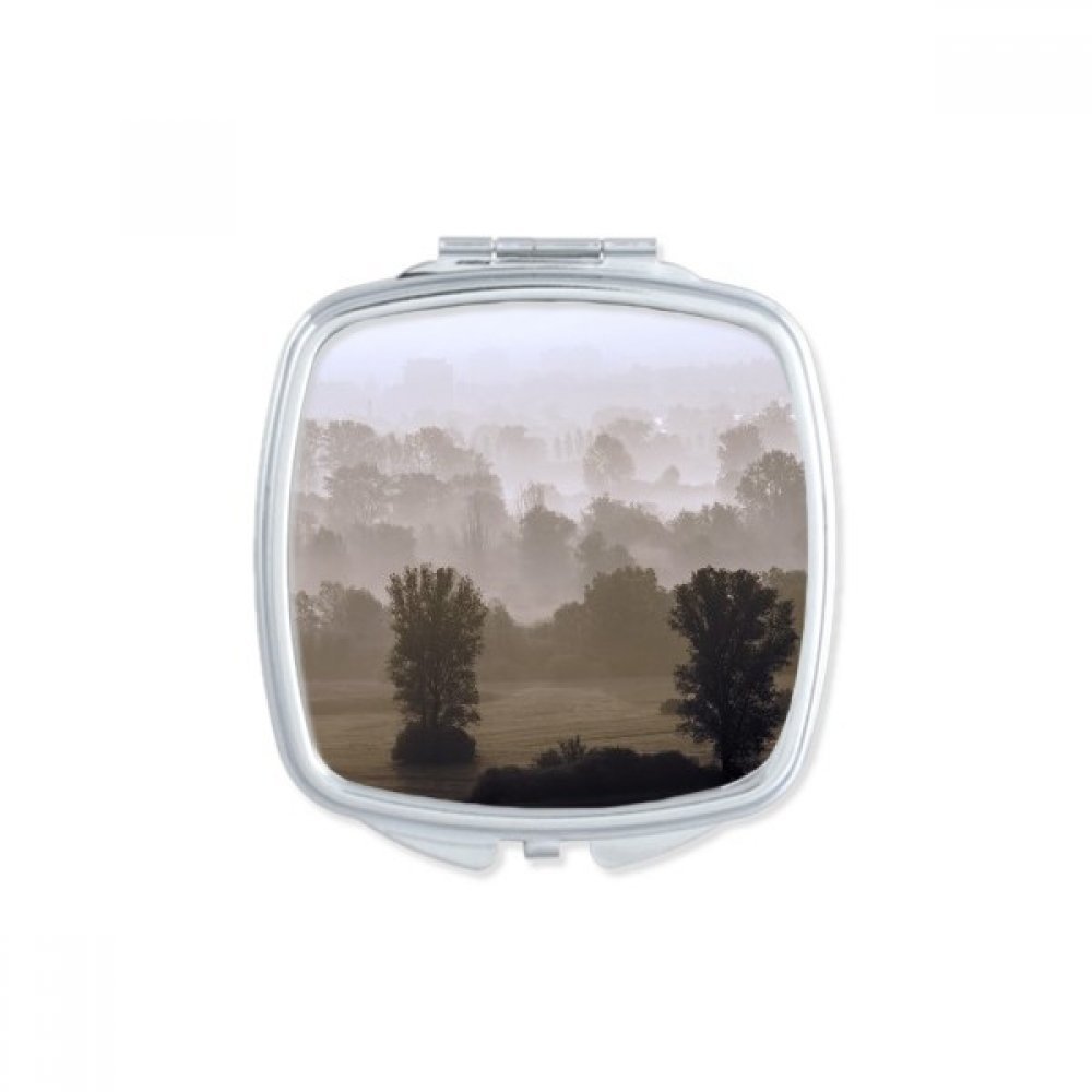 Miroir de poche portable pour maquillage en voyage et sac à main