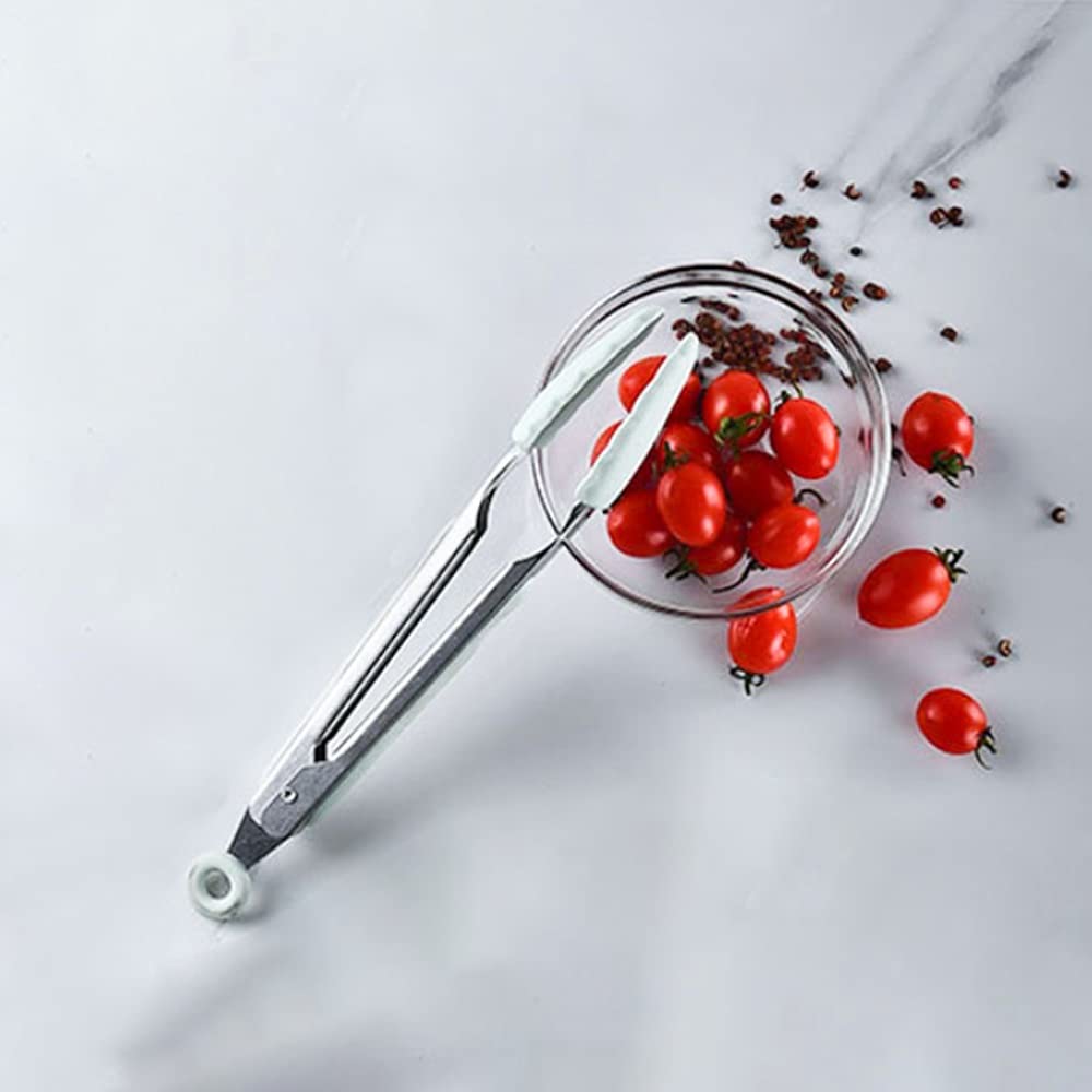 1 Pinza da Cucina in Silicone per Alimenti, Pinza da Pasticceria, Utensili da Cucina antiaderenti per Barbecue, grigliate, Insalata, Pane