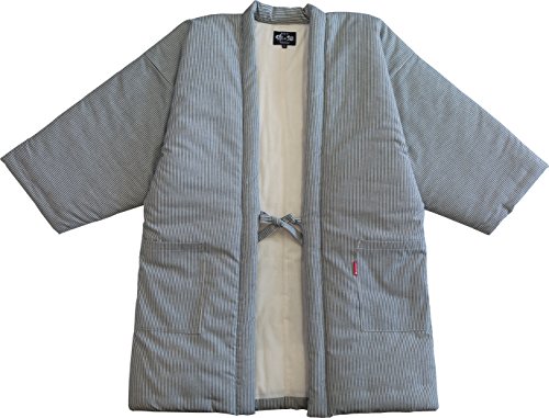Hickory Stripe HANTEN casual made in Japan Kimono-style Men's
