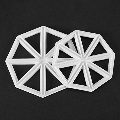 Set 3 moldes banderines para decorar pasteles plástico miniatura 2