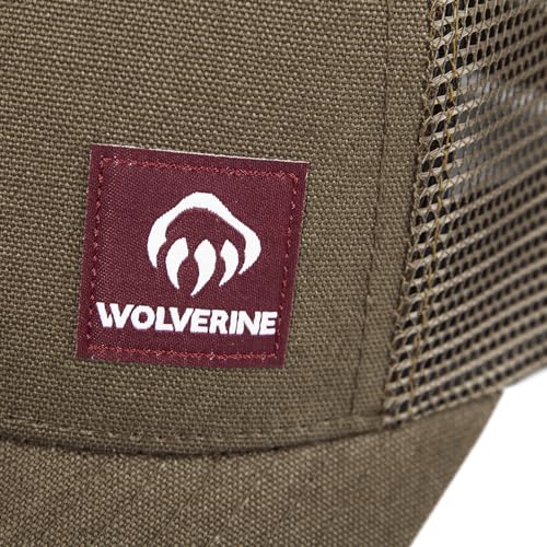 Image of Wolverine Trucker Hat | Mesh Back | Snapback | Adjustable | Rugged | Durable | Workwear