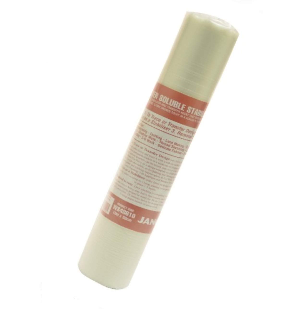 Janome Water Soluble Stabiliser Backing 10M X 33Cm Water Wash Away Dissolvable