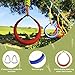 Cateam Slackline Accessories – Multicolor Gymnastic Rings Set of 6 with carabiners – Monkey bar Rings for Backyard Obstacle Course