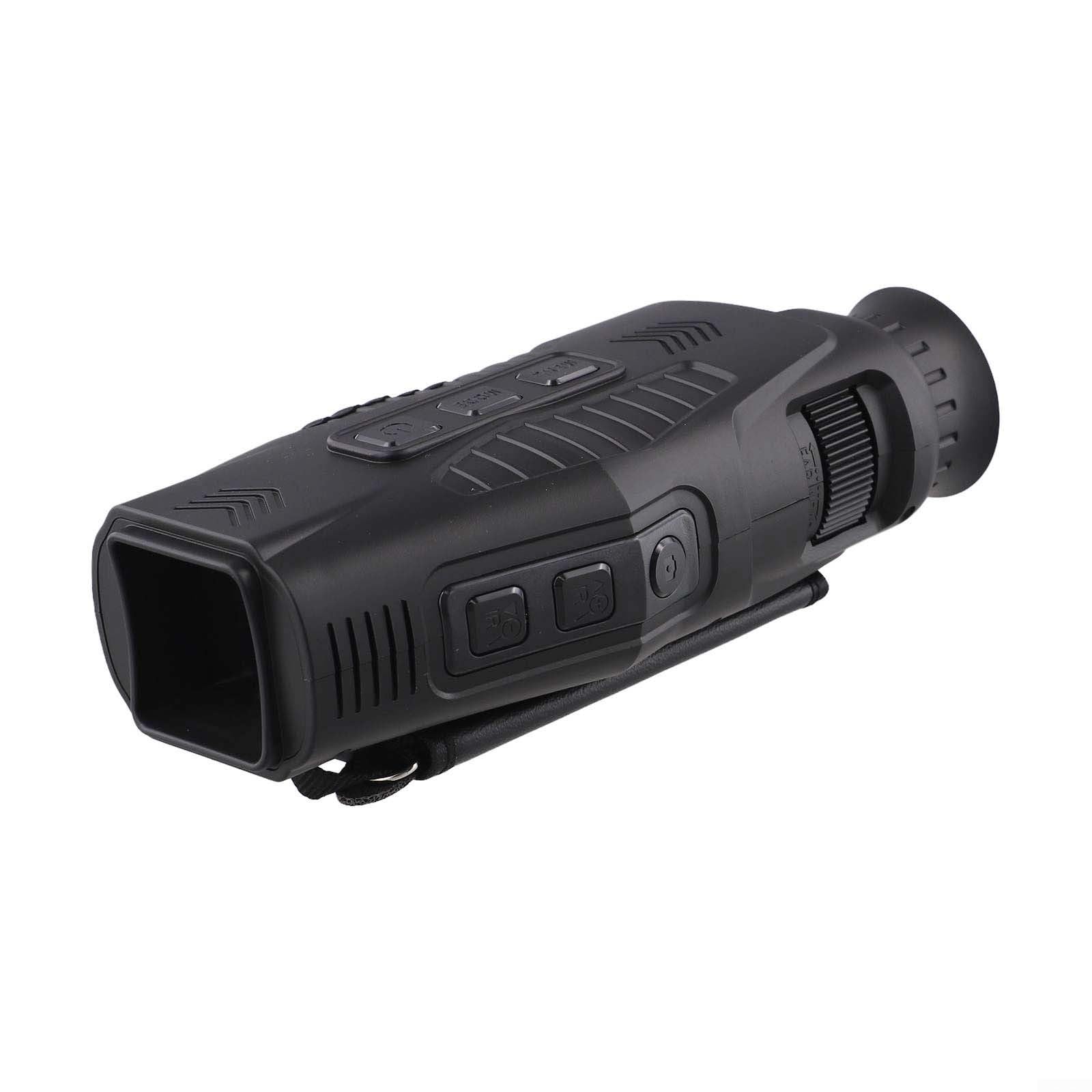 Zilimontt Para visión nocturna monocular monocular de imagen térmica 1080P HD, distancia de visión de 800 m, equipo infrarrojo, adecuado para fotografía al aire libre y caza