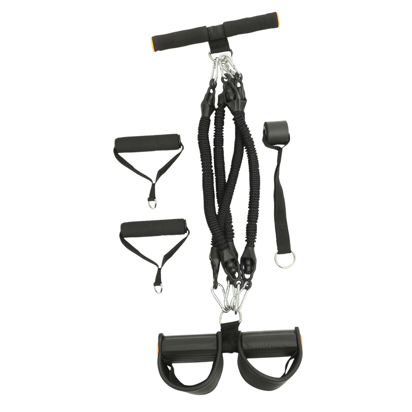 TOYANDONA Attrezzatura per Fitness Domestico Corda di Tensione Elastica Resistente per Esercizi di Trazione Muscolare, Multifunzione per Braccia, Addominali e Spalle, per Allenamento Indoor