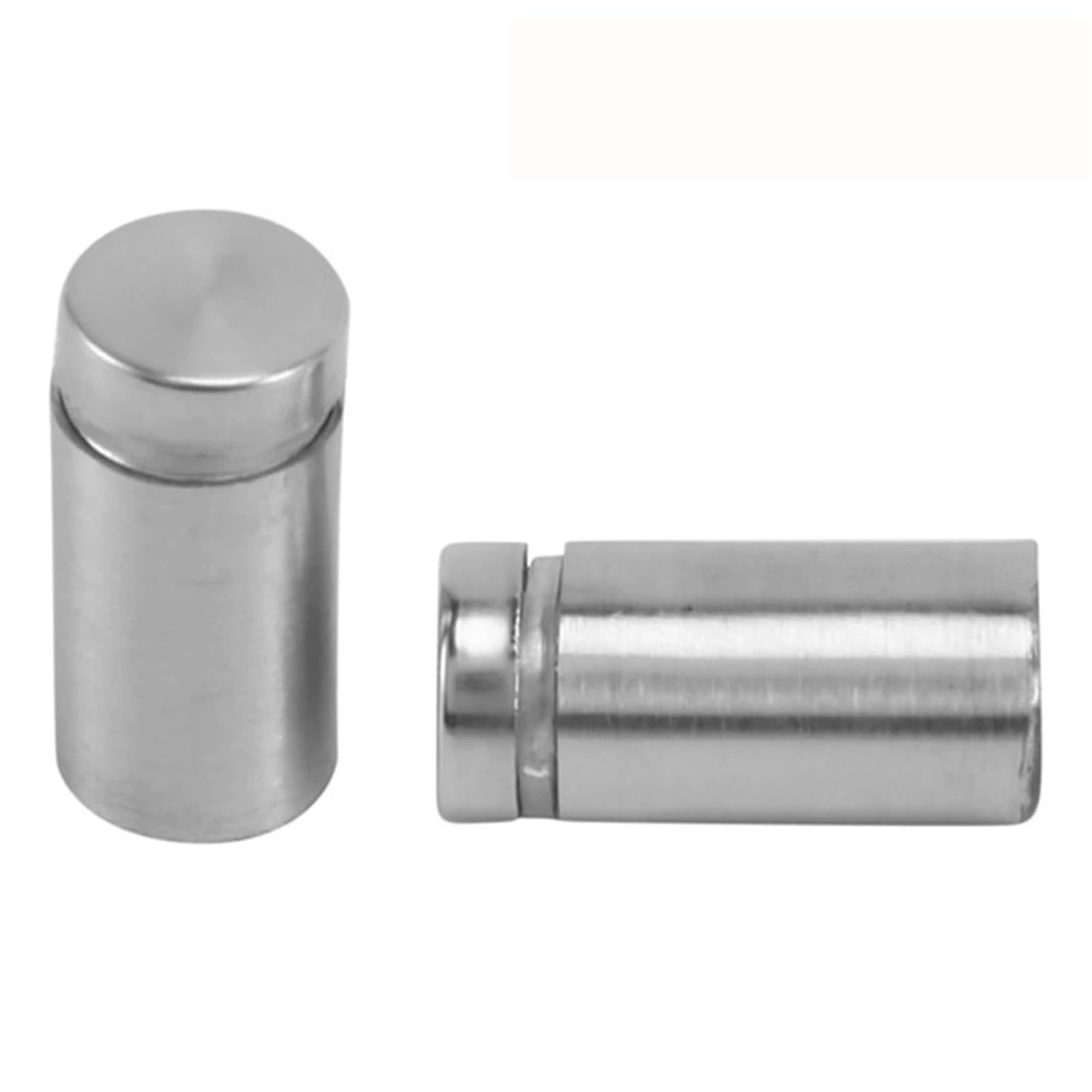 Mocowania dystansowe, 50 szt. Śruby dystansowe ze stali nierdzewnej 25x12 mm do montażu szyldów na szkle akrylowym