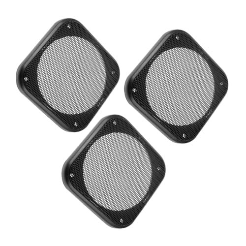 Mikinona 3pcs Speaker Grill Cover Mesh Subwoofer Guard Protector for Car Audio Construction Versatile for Boats Home Speakers Dust