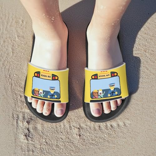 Boys Slide Sandals Summer Shoes for Kids Shower Slippers Non Slip Slippers3