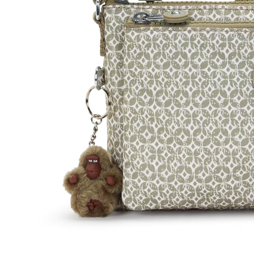 Image of Kipling Womens Women's Mikaela Bag, Super Light, Adjustable Strap, Nylon Printed Crossbody Bag