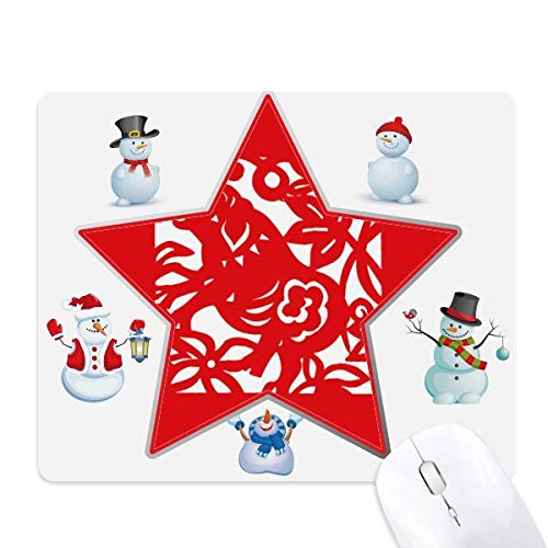 Tapis de souris motif Noël étoile cadeau idéal pour famille et proches