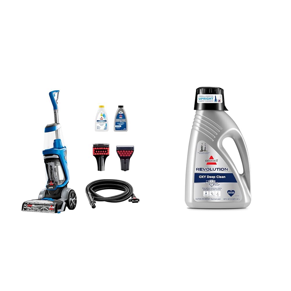 BISSELL ProHeat 2X Revolution Pet 35799 Upright Deep Cleaner BISSELL Revolution Upright Deep Cleaner Carpet Upholstery Formula Oxy