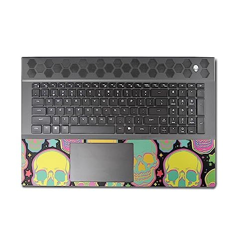 Image of MightySkins Skin Compatible with Alienware M18 R1 (2023) Full Wrap Kit - Candy Skulls | Protective, Durable, and Unique Vinyl Decal wrap Cover | Easy to Apply & Change Styles | Made in The USA