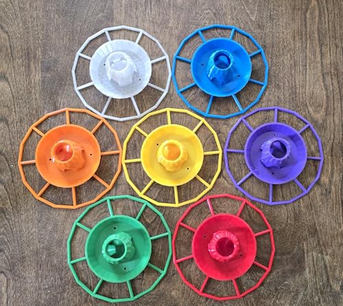 Soda Bottle Bird Feeder Screw On Attachment (White)