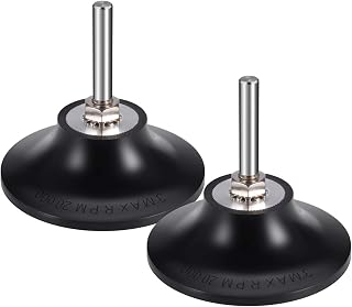 2-Pack 3" Disc Pad Holder Shank for Polishing, Sanding, Surface Preparation, 1/4" Shank