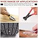 Tanstic 4Pcs Nail Puller and Staple Remover Tool Set, Including 7'' End Cutting Plier, Tack Lifter, Carpet Remover for Furniture, Floor, Wall, Car, Photo, Frame, Wooden Case, Carton