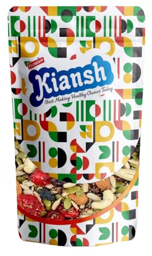 Image of Kiansh Dry fruits Nuts And Seeds (Dried Trail Mix /Breakfast Mix, 250g)