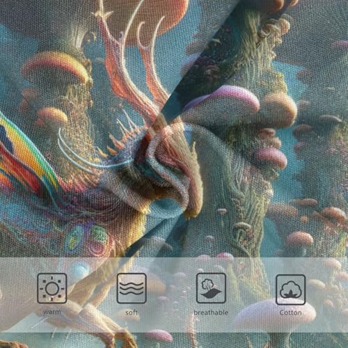 Cute Monsters Mushrooms Toddler Underwear, Girls Cotton Underwear, 2T–8 Years3