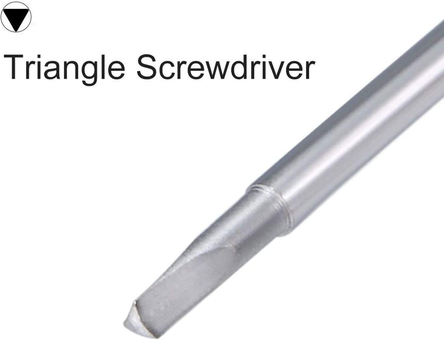 XMHF 5PCS Triangle Head Screwdriver Set Magnetic Screwdriver 1.8mm, 2.0mm, 2.3mm, 2.7mm, 4.2mm