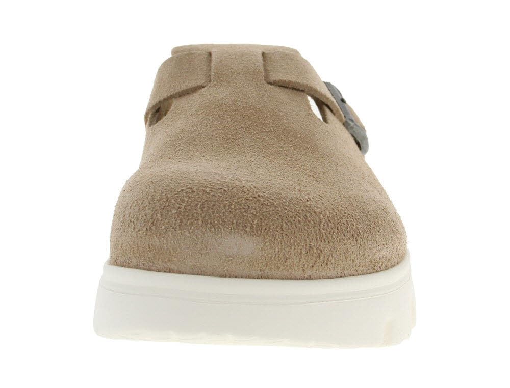 Birkenstock Scarpa Donna Sabot Boston Pap Chunky in Suede Warm Sand D25BI01 1026176