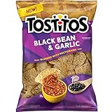 Tostitos Multigrain Black Bean & Garlic Flavored Tortilla Chips, 10 oz Bag