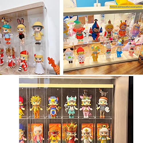 Clear Acrylic Display Case Organizer Storage Rack - 12 Compartments - Sliding Door Dustproof Protection Showcase Box For Pop Figure Action Toys Collectibles(14.6"W X 3.15"D X 9.7"H /37Cmx 8Cmx 24.7Cm) #TOP3