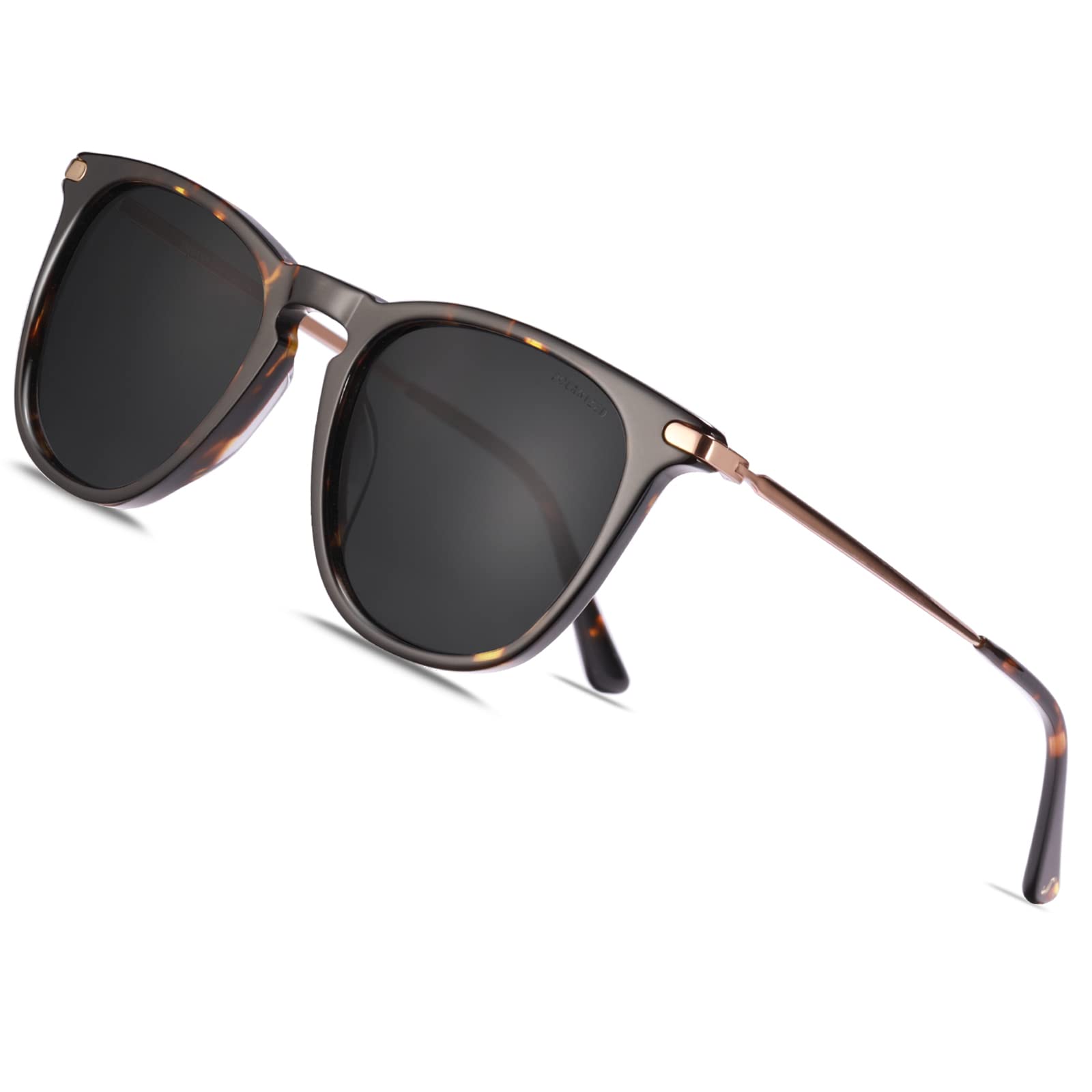 TSEBAN Vintage Polarisierte Damen Sonnenbrille Acetat-Rahmen & UV 400 Schutz