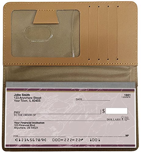 Cancer Awareness Ribbon Personal Leather Cover