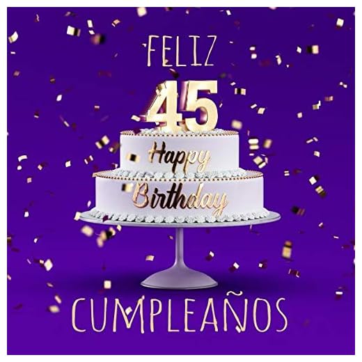 Feliz 45 Cumpleaños: Libro de visitas con 110 páginas - Couverture Rosa