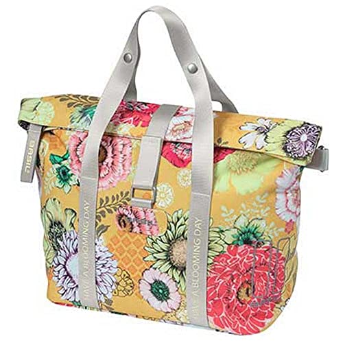Basil Bloom Field Fahrradhandtasche KF-Hook - Geeignet für Elektrisches, City, Damenfahhrad - 8-11L - Yellow
