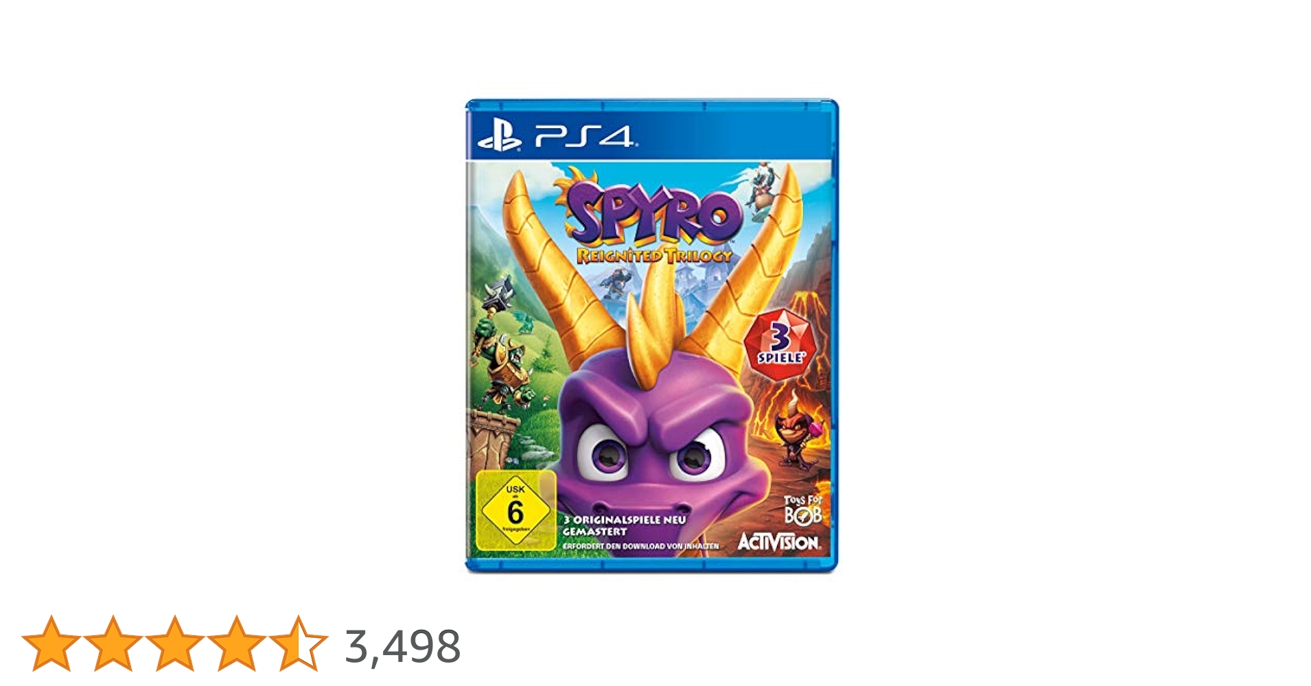 Spyro Reignited Trilogy - [PlayStation 4] : Amazon.co.uk: PC