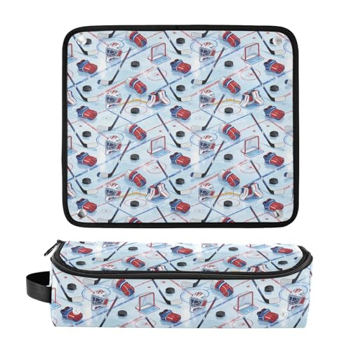 Organizador 2 en 1 para herramientas de cabello con almohadilla resistente al calor, estuche de viaje de doble capa para planchas, rizadores y secadores miniatura 3