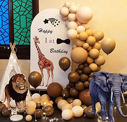 Miniatura 5 de Since Guirnalda de globos de albaricoque de doble relleno de 10 pulgadas, decoración de boda, fiesta de cumpleaños, baby shower, albaricoque y