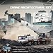 Mould King 17075 Crane Construction Set - Heavy-Duty Remote Control Truck Building Blocks for Adults, Realistic Engineering Toy with Motorized Functions, Creative Gift Collectors