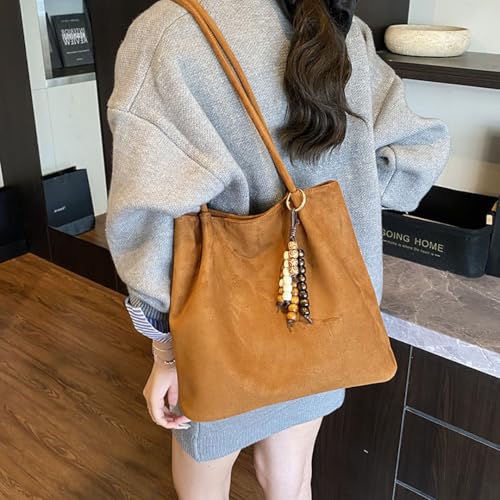 Bolsa Tote de Ante para Mujer Vintage miniatura 2