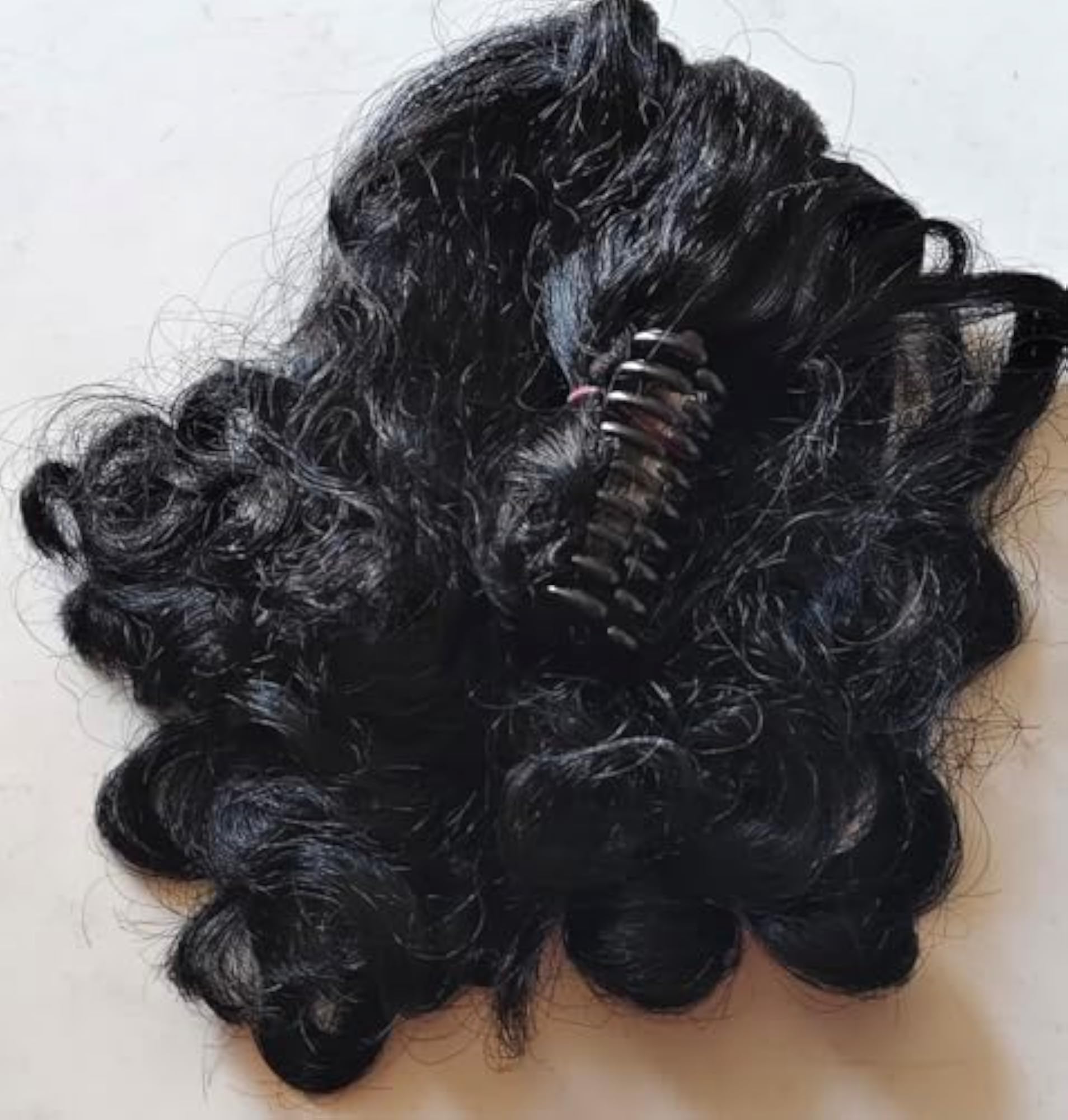 Claw Clip Attached Ponytail Hair Style Synthetic Extensions