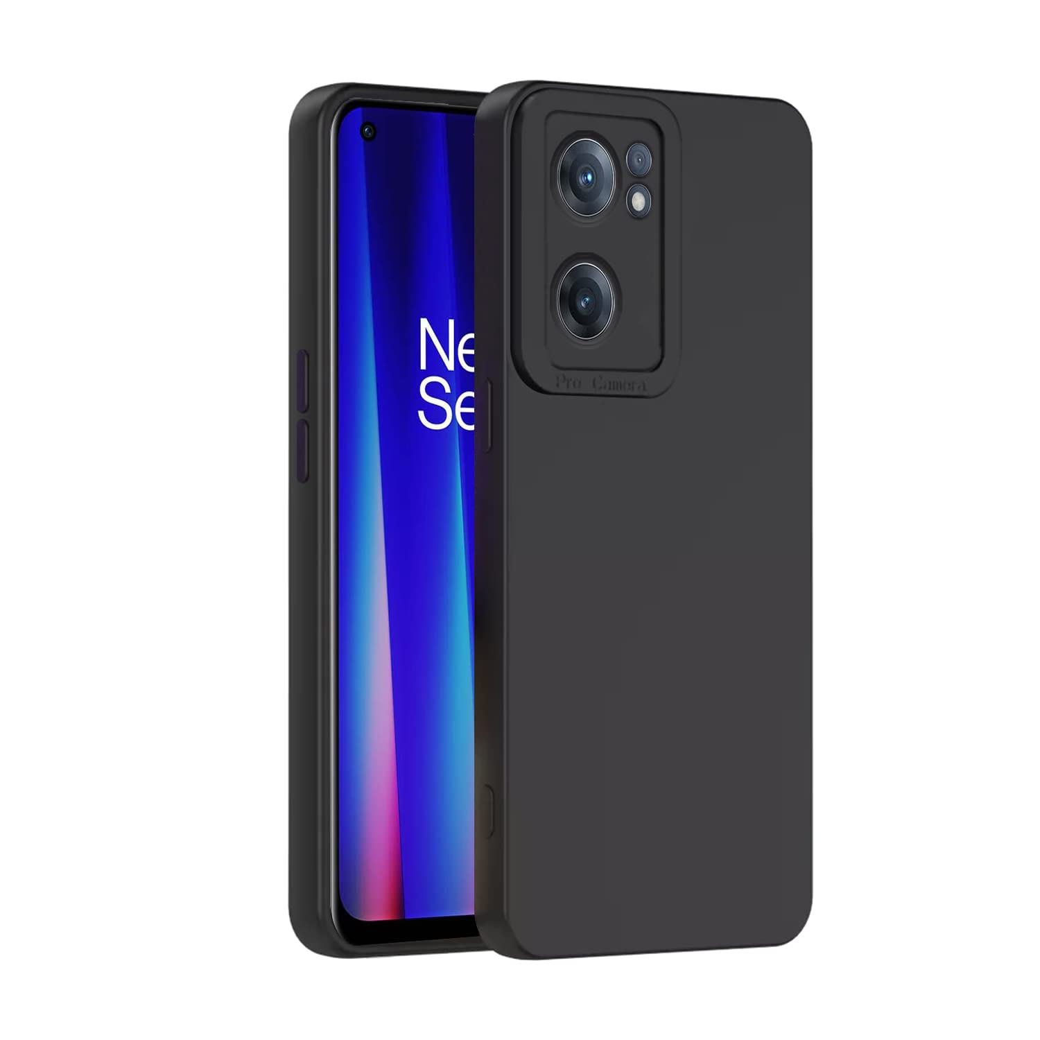 Pikkme Oneplus Nord Ce 2 5G Back Cover Soft Matte Liquid Silicone TPU | Camera Protection | Shockproof Slim Back Case for Oneplus Nord Ce 2 5G (Black) (B0BD1SGY61) Amazon Price History, Amazon Price Tracker