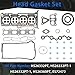 2.4 Engine Overhaul Rebuild Kit w/Timing Chain Kit Piston Con-Rods Valves Bearing Head Gasket Set Fit For Dodge Journey Caliber Jeep Compass Patriot Chrysler 200 Sebring ED3 EDG ED4 ERZ 2.4L 2007-2020