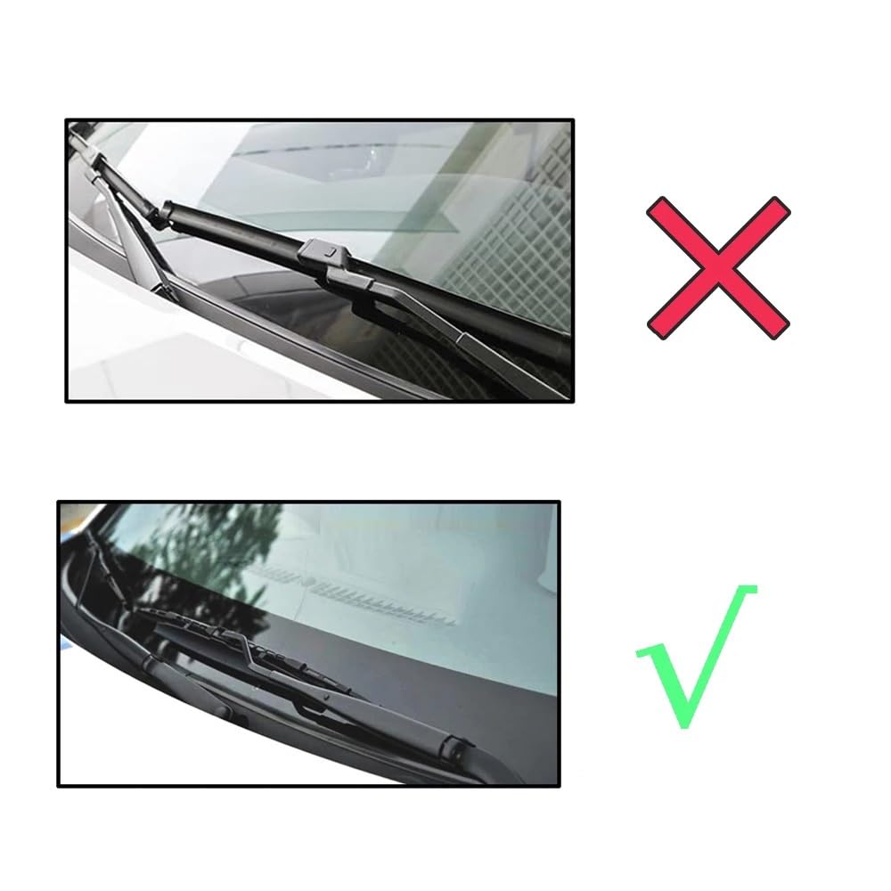 Qualità OEM 3 pezzi spazzole tergicristallo anteriori e posteriori per Nissan Juke F15 2011-2019 22"14"12". Si adattano ai bracci del tergicristallo a forma di U. Vestibilità perfetta per parabrezza