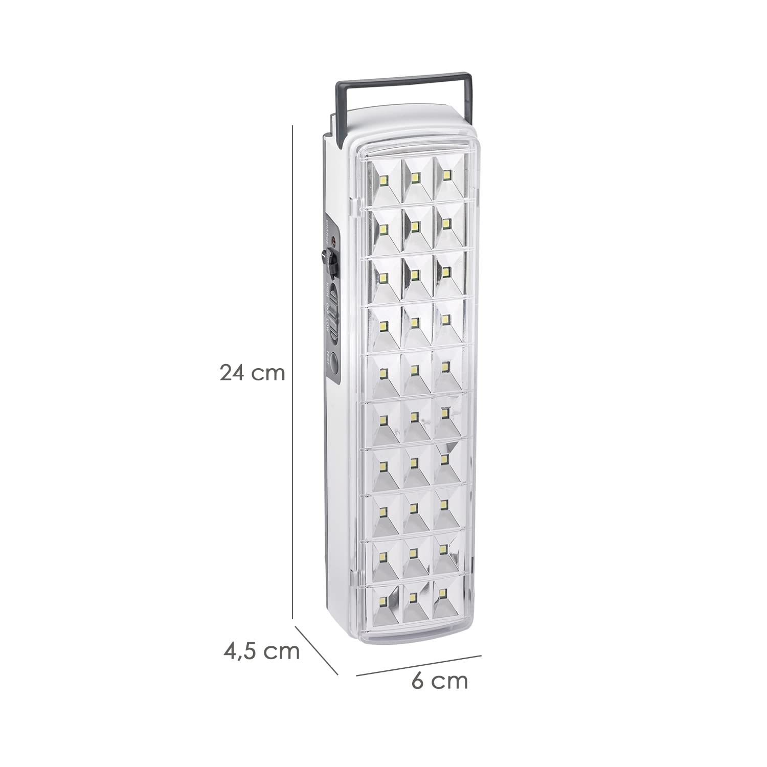 MAURER Lampada A LED di Emergenza con Batteria al Litio, Cranberry