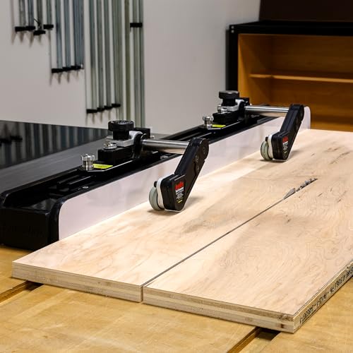 Image of JessEm 04301 Clear-Cut TS Stock Guides - Precision Table Saw Stock Control with Roller Bearings for Safer, Cleaner, and Accurate Cuts