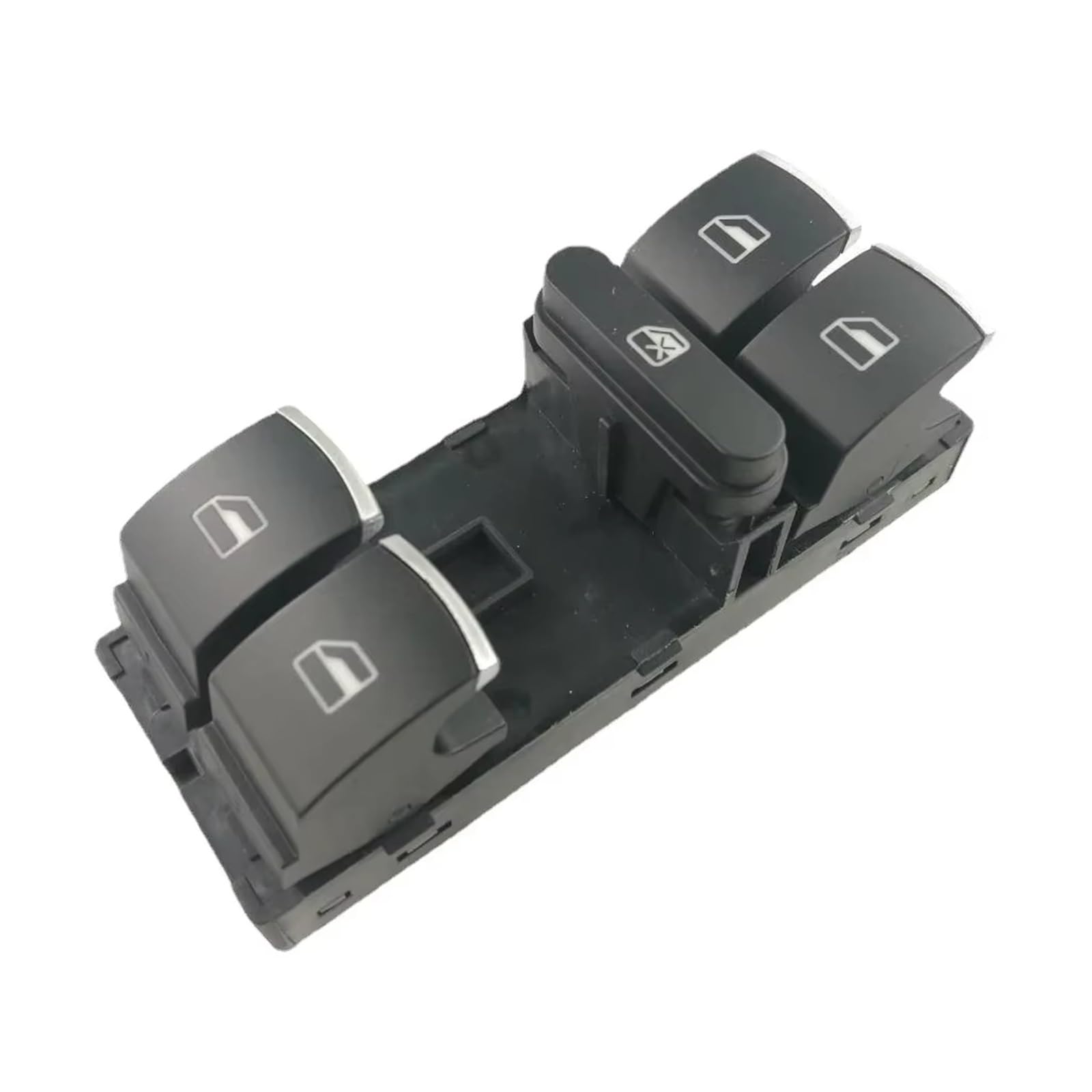 Hhfksci Power Window Regulator for VW for Touran for Tiguan for Passat B6 B7 CC for Golf Mk5 MK6 for Jetta III AMAROK Driver Side Master Window Controller Switch Chrome 5ND959857