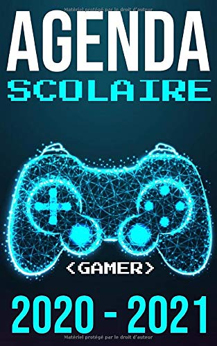 Télécharger Agenda Scolaire 2020 - 2021 - GAMER: agenda mensuel, semainier, journalier - de poche PDF